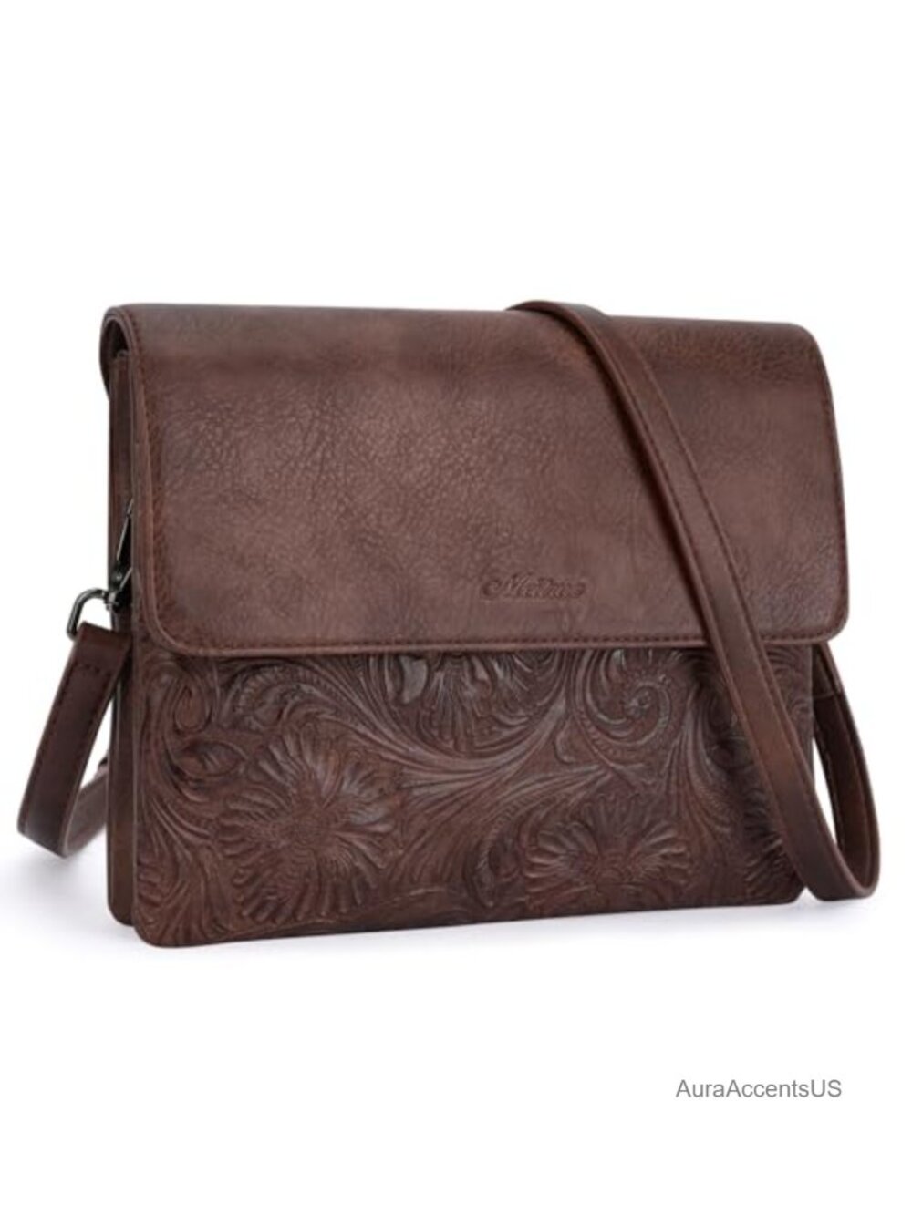 Small Crossbody Bag Vegan Leather Cell Phone Purse Adjustable Strap